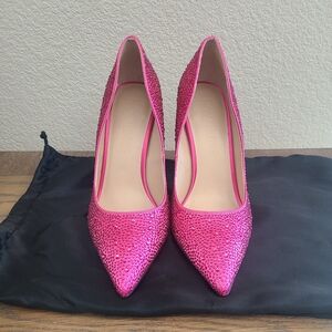 Womens Riri pink pumps, size 7 1/2